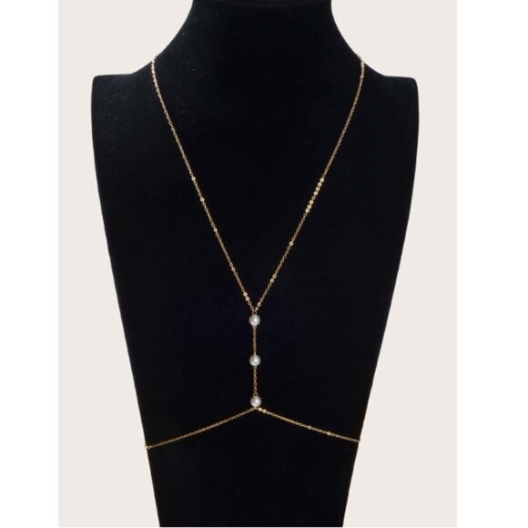 SHEIN faux pearl body chain (NWT) - FREE with bundle - Picture 1 of 4
